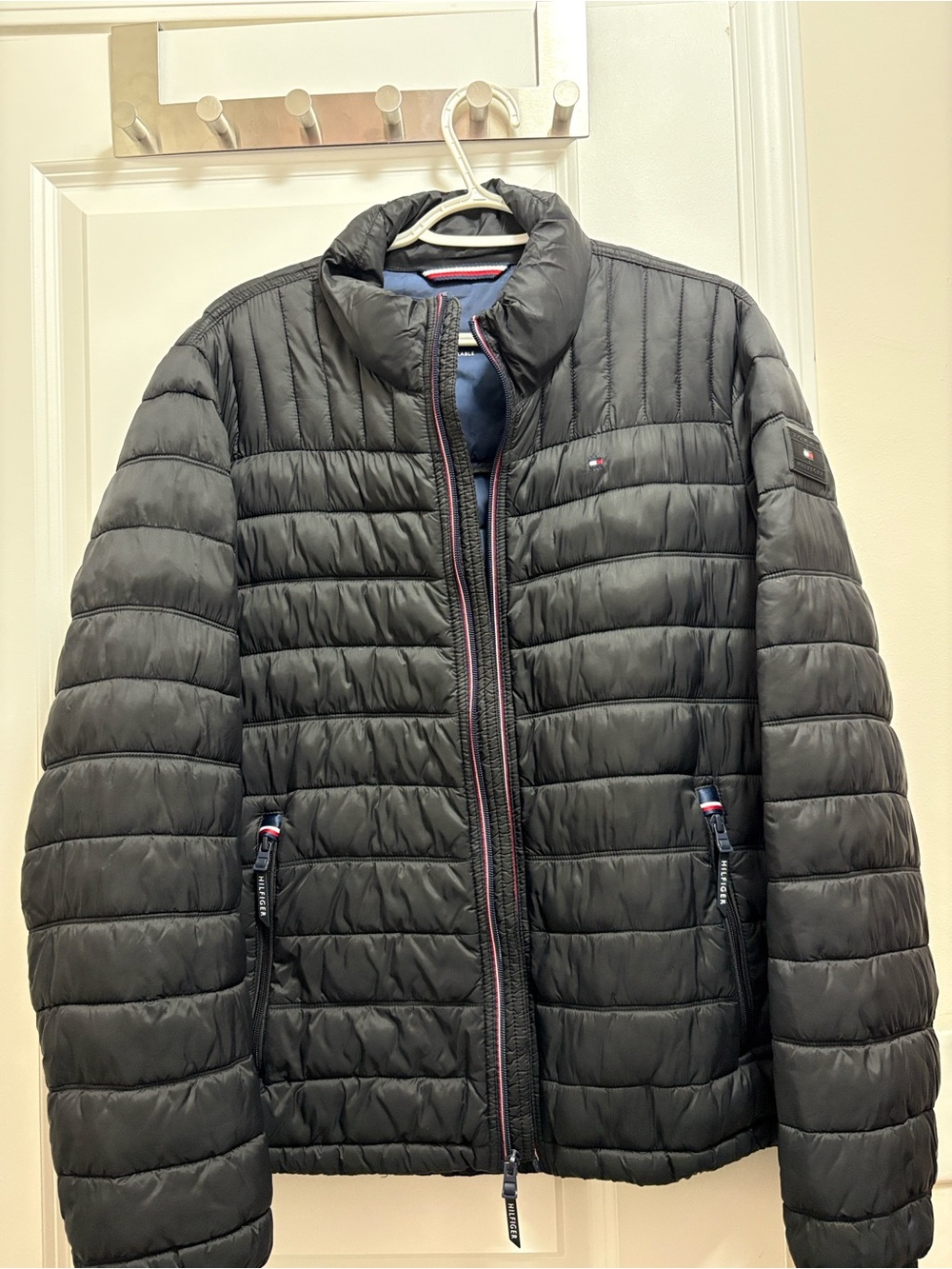 Tommy Hilfiger Black Quilted Lightweight Puffer Jacket